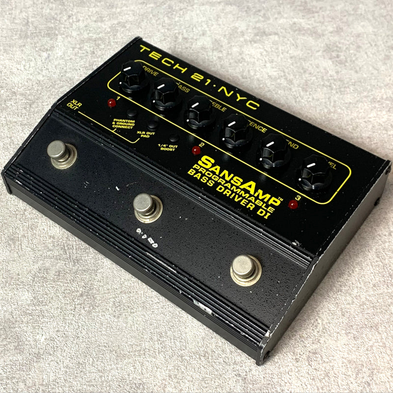 中古】 TECH21 SANSAMP PROGRAMMABLE BASS DRIVER DI【加古川店】