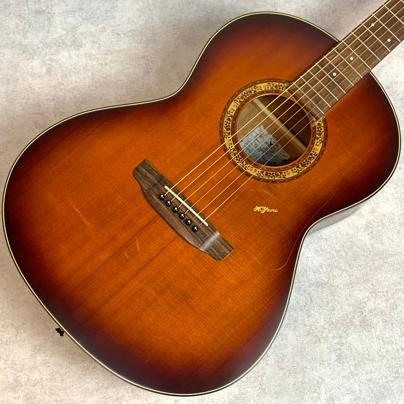 K.YAIRI R1-SB 2001年製 ハードケース付きクリアピックガード - ギター