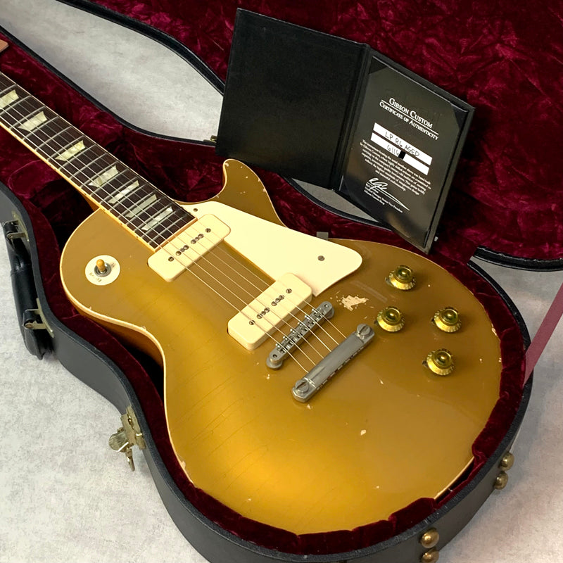 Gibson Custom Shop Historic Collection 1956 Les Paul Reissue Gold Top Aged 【加古川店】