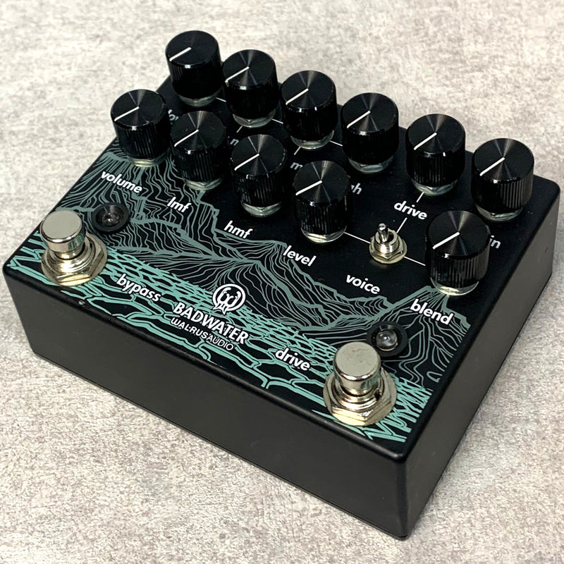 WALRUS AUDIO Badwater ベースプリアンプ【生産完了品】 Badwater Bass Pre-amp and D.I.
