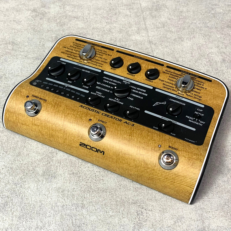【中古】 ZOOM AC-3 Acoustic Creator Pedal【加古川店】