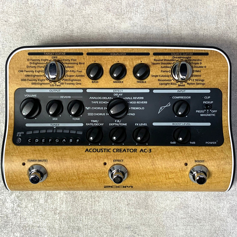 【中古】 ZOOM AC-3 Acoustic Creator Pedal【加古川店】