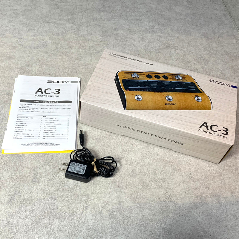 【中古】 ZOOM AC-3 Acoustic Creator Pedal【加古川店】