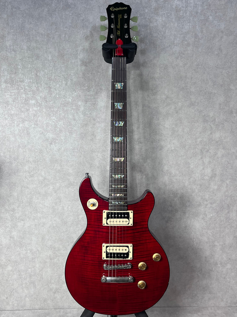 Epiphone Limited Tak Matsumoto DC Standard Plus Top Cherry Red