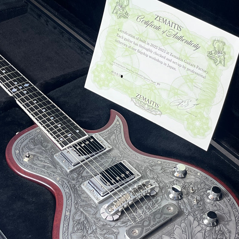 Zemaitis THE PORTRAIT Metal Front HISASHI Signature model Natural