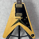 Gibson Custom Shop 1958 Korina Flying V Reissue VOS Natural Black Pickguard 【加古川店】