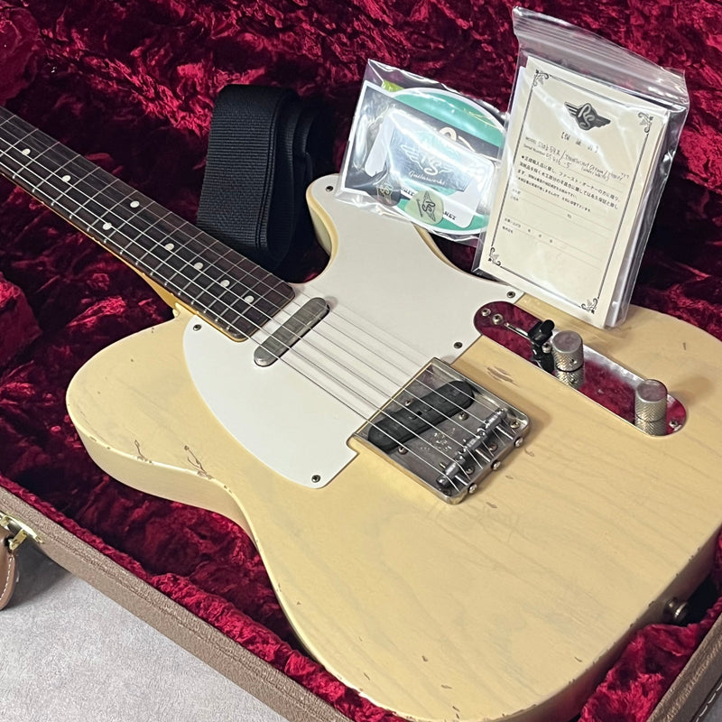 新品】 RS Guitarworks Slab 59 II Translucent Cream Road Killed