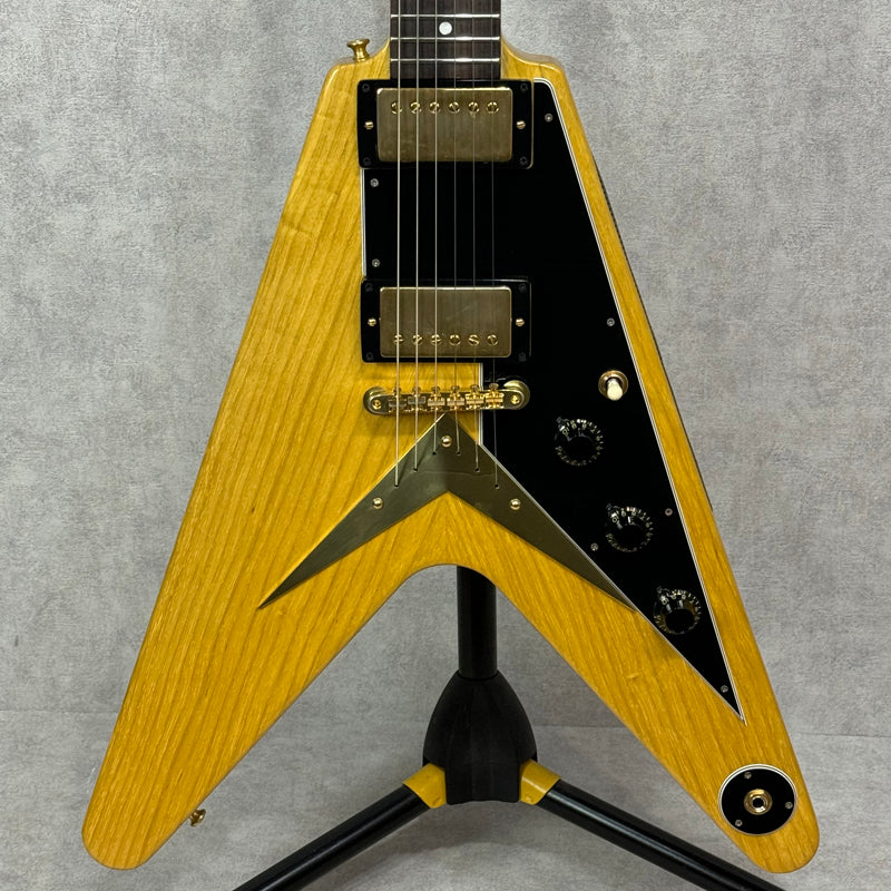 Gibson Custom Shop 1958 Korina Flying V Reissue (Black Pickguard) 【加古川店】 【新品】