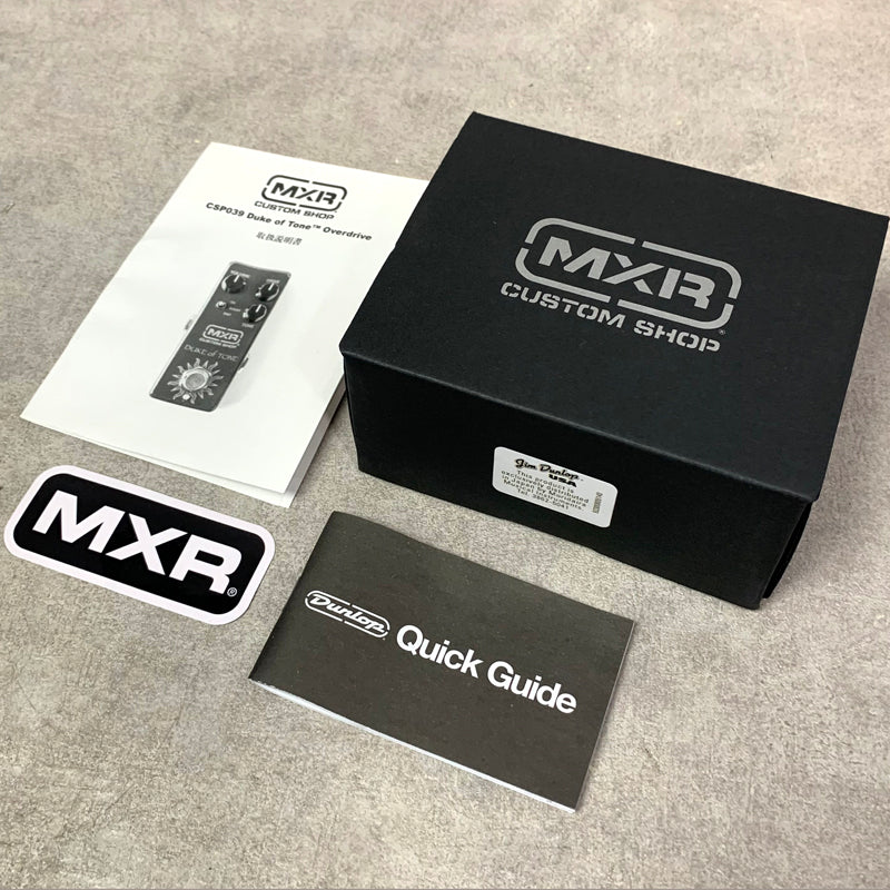 MXR CSP039 DUKE OF TONE OVERDRIVE【加古川店】【新品】